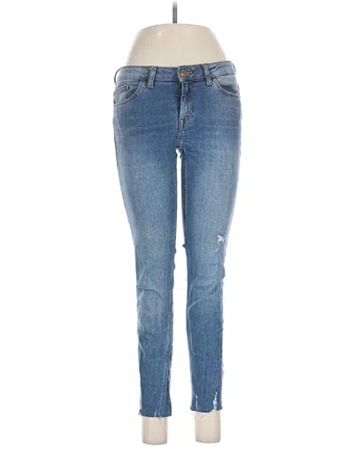 Pre-owned Zara Basic Jeans In Blue