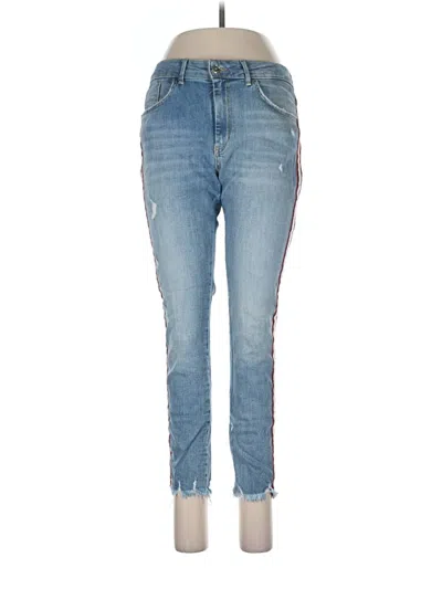 Pre-owned Zara Basic Jeans In Blue