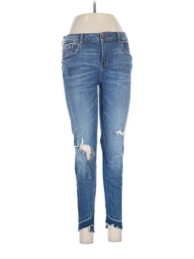 Pre-owned Zara Basic Jeans In Blue