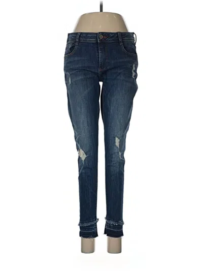 Pre-owned Zara Basic Jeans In Blue
