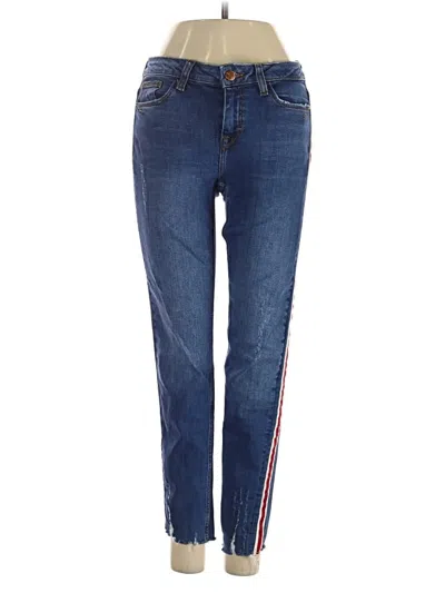 Pre-owned Zara Basic Jeans In Blue
