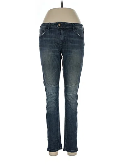 Pre-owned Zara Basic Jeans In Blue