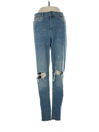 Pre-owned Zara Basic Jeans In Blue