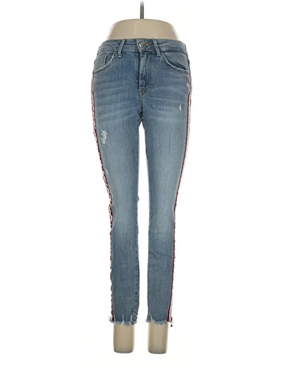 Pre-owned Zara Basic Jeans In Blue
