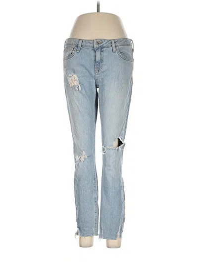 Pre-owned Zara Basic Jeans In Blue