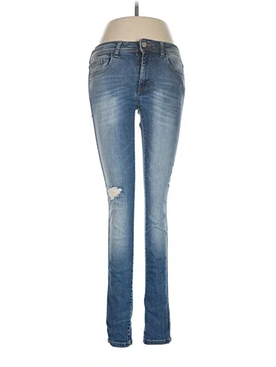 Pre-owned Zara Basic Jeans In Blue