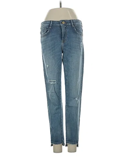 Pre-owned Zara Basic Jeans In Blue