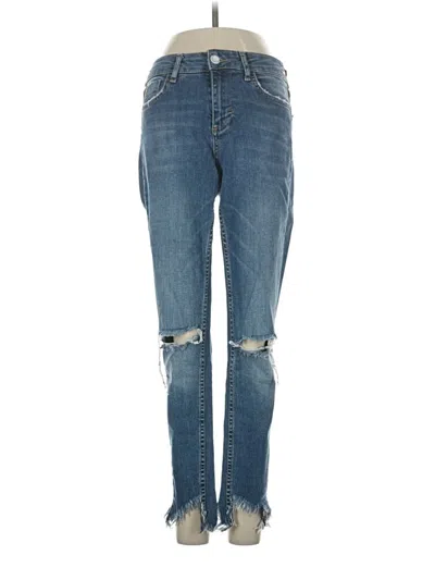 Pre-owned Zara Basic Jeans In Blue