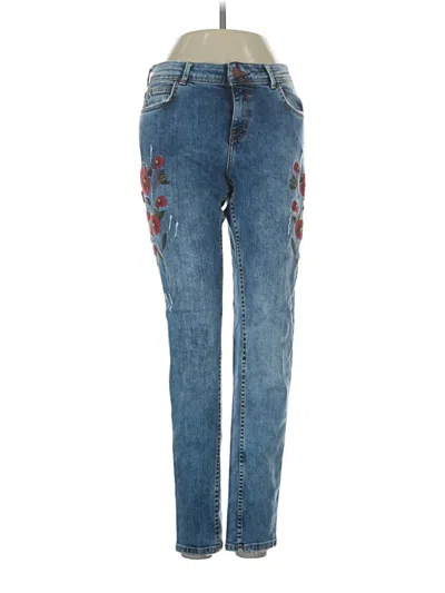Pre-owned Zara Basic Jeans In Blue
