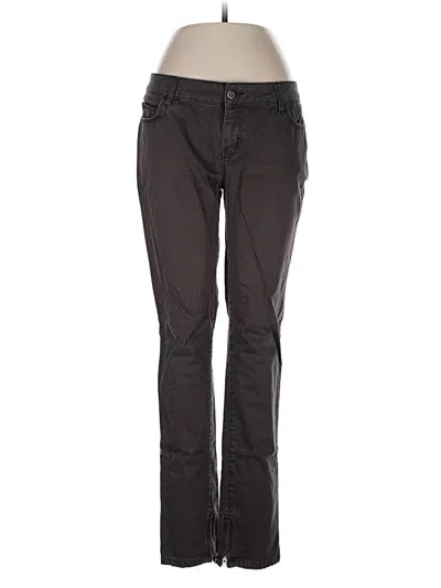 Pre-owned Zara Basic Jeans In Brown