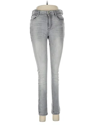 Pre-owned Zara Basic Jeans In Gray