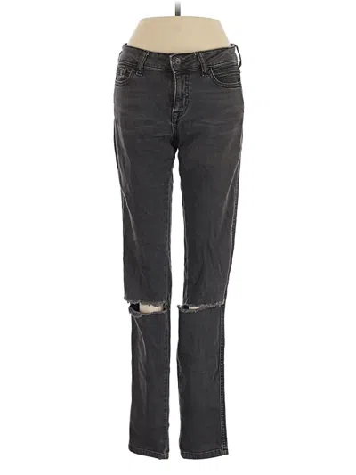 Pre-owned Zara Basic Jeans In Gray