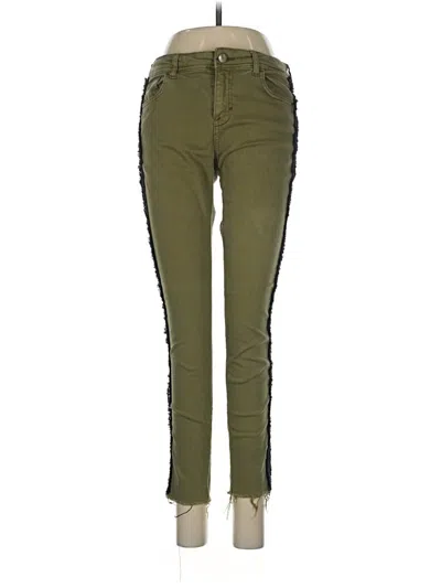 Pre-owned Zara Basic Jeans In Green