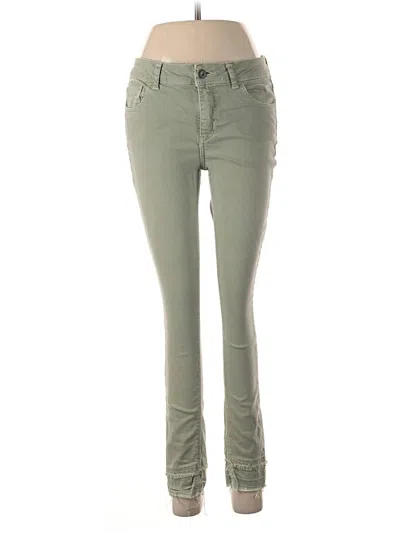 Pre-owned Zara Basic Jeans In Green