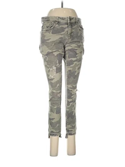 Pre-owned Zara Basic Jeans In Green