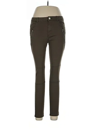 Pre-owned Zara Basic Jeggings In Brown