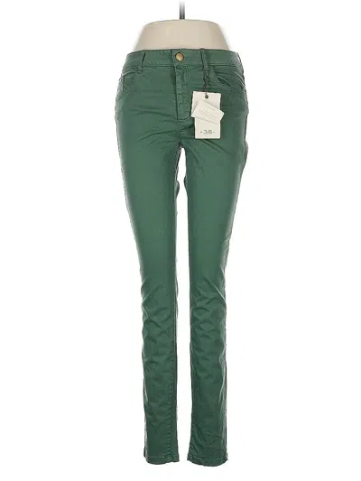 Pre-owned Zara Basic Jeggings In Green