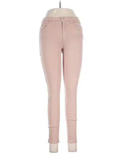 Pre-owned Zara Basic Jeggings In Tan
