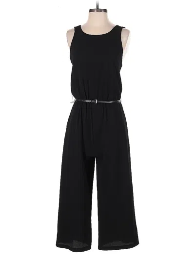 Pre-owned Zara Basic Jumpsuit In Black