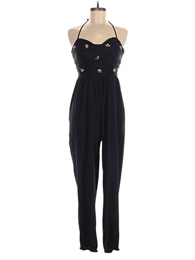 Pre-owned Zara Basic Jumpsuit In Black