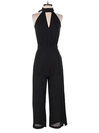 Pre-owned Zara Basic Jumpsuit In Black