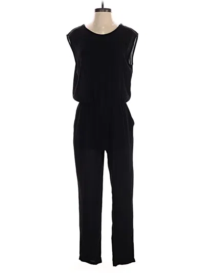 Pre-owned Zara Basic Jumpsuit In Black