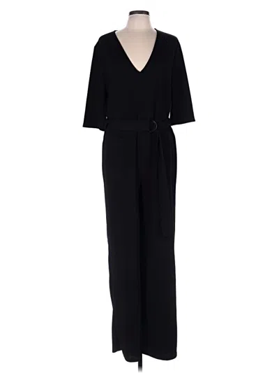 Pre-owned Zara Basic Jumpsuit In Black