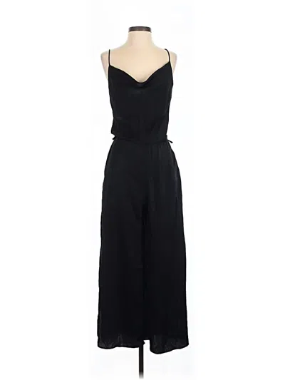 Pre-owned Zara Basic Jumpsuit In Black