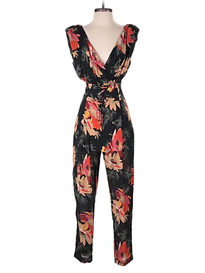 Pre-owned Zara Basic Jumpsuit In Black