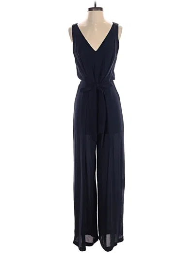 Pre-owned Zara Basic Jumpsuit In Blue