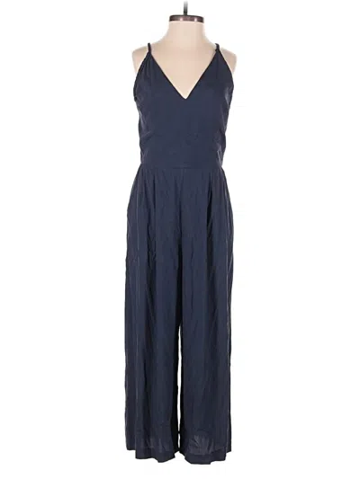 Pre-owned Zara Basic Jumpsuit In Blue