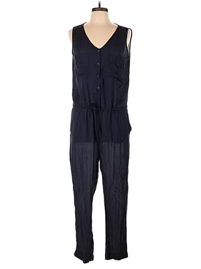 Pre-owned Zara Basic Jumpsuit In Blue