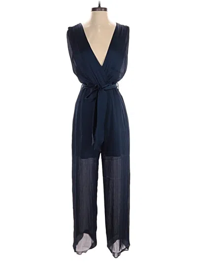 Pre-owned Zara Basic Jumpsuit In Blue