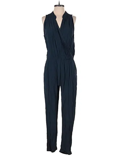 Pre-owned Zara Basic Jumpsuit In Blue