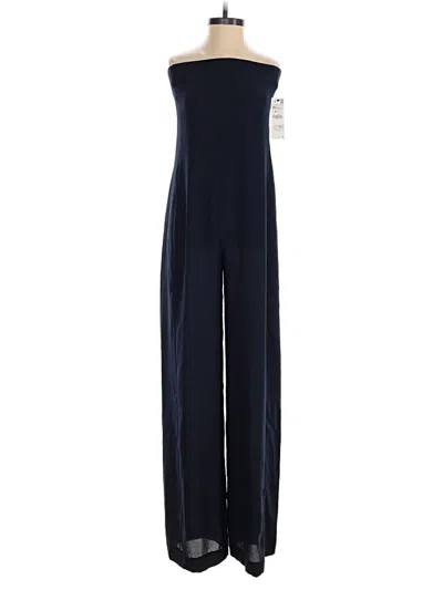 Pre-owned Zara Basic Jumpsuit In Blue