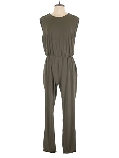 Pre-owned Zara Basic Jumpsuit In Gray