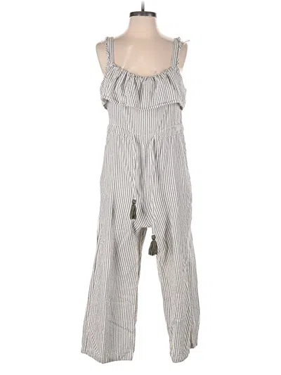 Pre-owned Zara Basic Jumpsuit In Gray