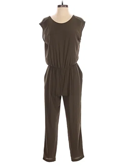 Pre-owned Zara Basic Jumpsuit In Green