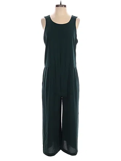 Pre-owned Zara Basic Jumpsuit In Green