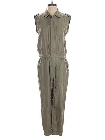 Pre-owned Zara Basic Jumpsuit In Green
