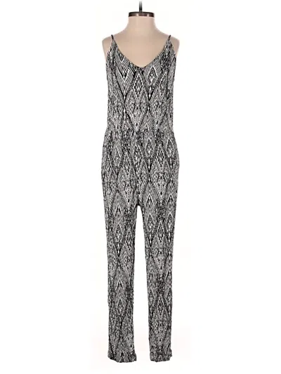 Pre-owned Zara Basic Jumpsuit In Silver