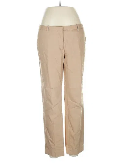 Pre-owned Zara Basic Khaki Pant In Brown