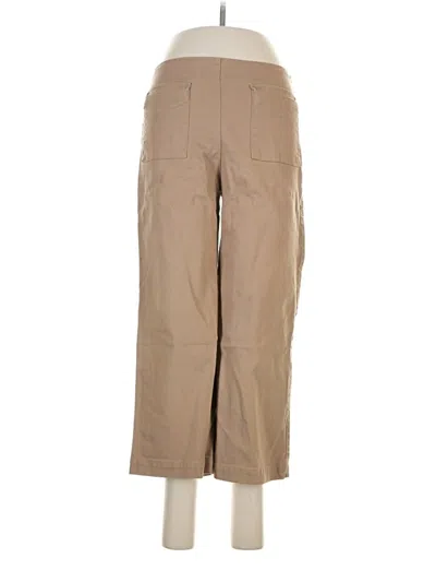 Pre-owned Zara Basic Khaki Pant In Tan