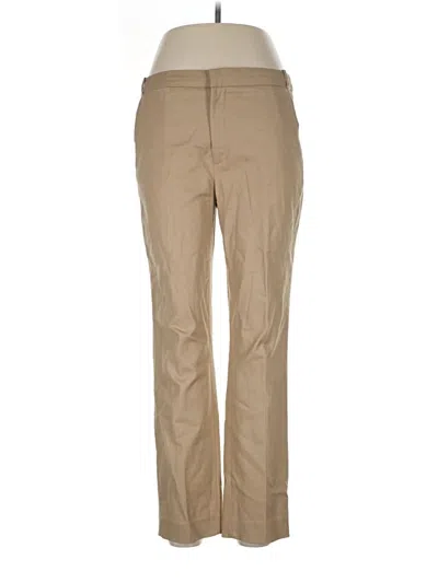 Pre-owned Zara Basic Khaki Pant In Tan