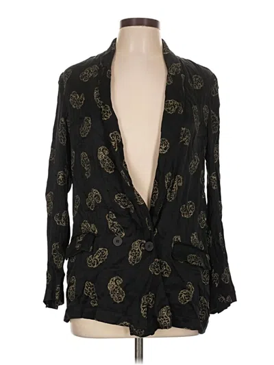 Pre-owned Zara Basic Kimono In Black