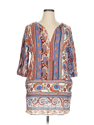 Pre-owned Zara Basic Kimono In Blue