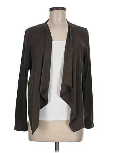 Pre-owned Zara Basic Kimono In Brown