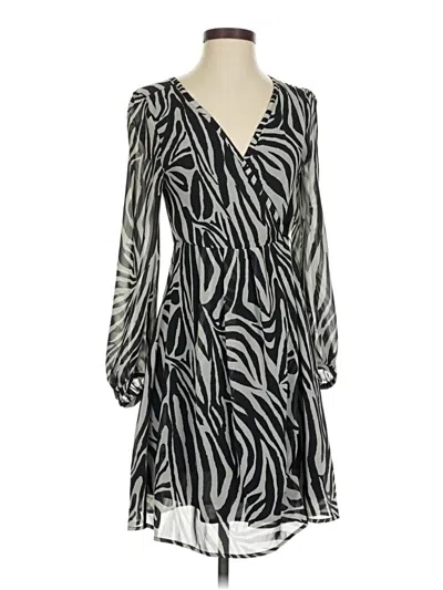 Pre-owned Zara Basic Kimono In Silver