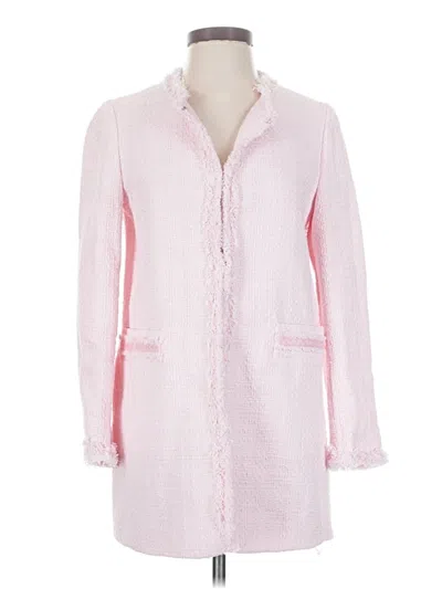 Pre-owned Zara Basic Raincoat In Pink