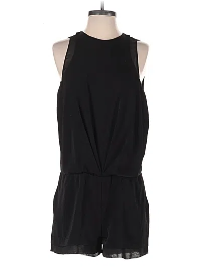 Pre-owned Zara Basic Romper In Black